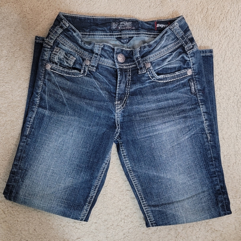 SILVER Mid Capri jeans